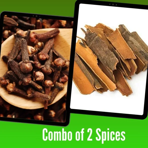 Buy Best Spices Combo of two - Cinnamon and Cloves